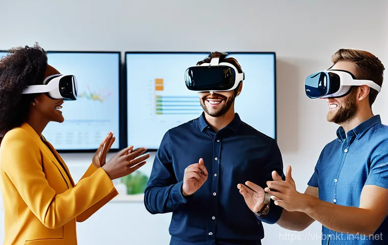 브랜드 마케팅 팀 빌딩 가이드 - **Prompt 2: Digital Marketing Skill Development**
    "A close-up shot of two young marketing profes...