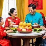 브랜드 마케터를 위한 커뮤니케이션 전략 - **A Multi-Generational Vietnamese Tet Celebration of Togetherness.**
    "A vibrant and heartwarming...