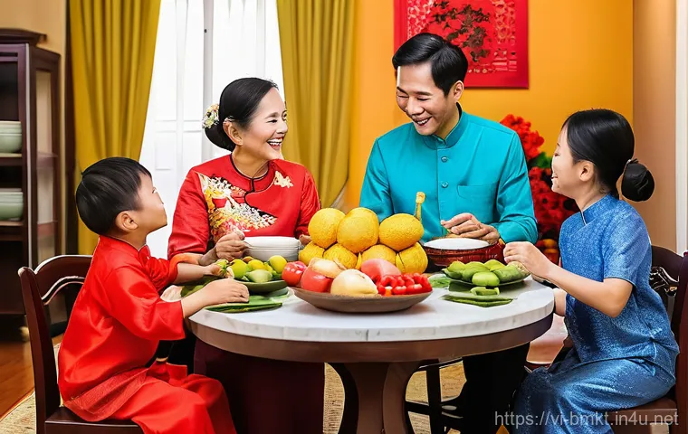 브랜드 마케터를 위한 커뮤니케이션 전략 - **A Multi-Generational Vietnamese Tet Celebration of Togetherness.**
    "A vibrant and heartwarming...